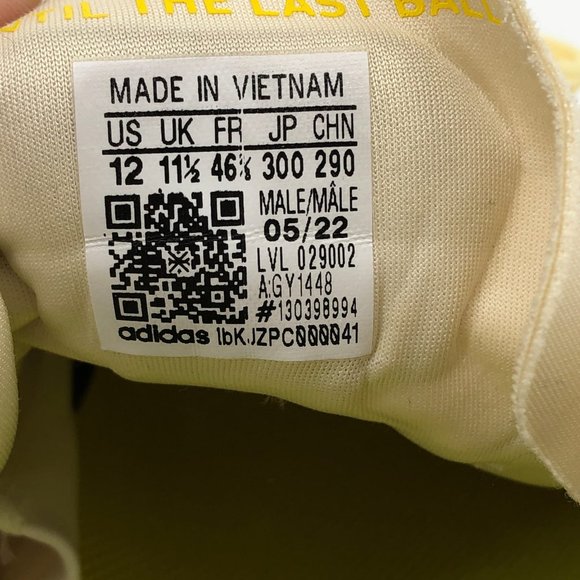 adidas Beige & Yellow Athletic Shoes | Made in Vietnam main image 4